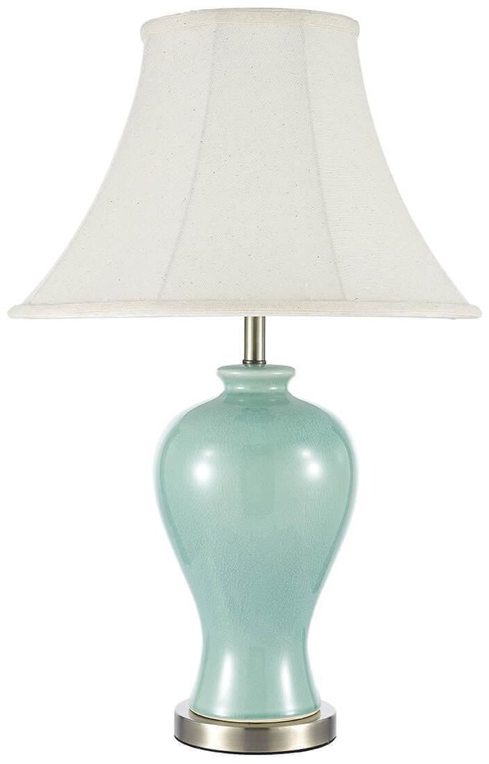 Настольная лампа Arti Lampadari Gianni E 4.1 GR E27, 60 Вт, металл, ткань купить,NaN