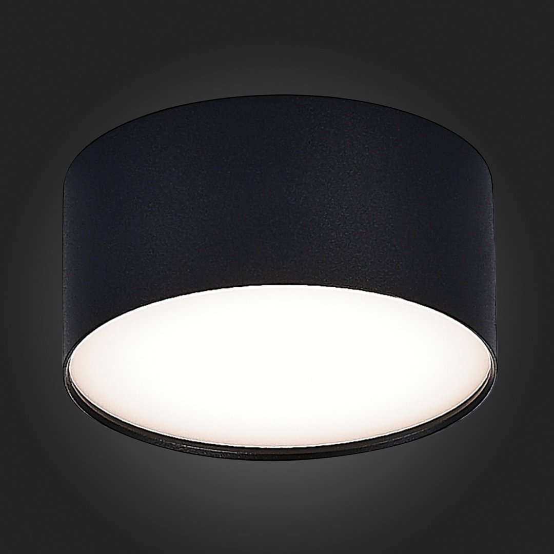 Светильник потолочный ST Luce LED 12 Вт черный купить,NaN