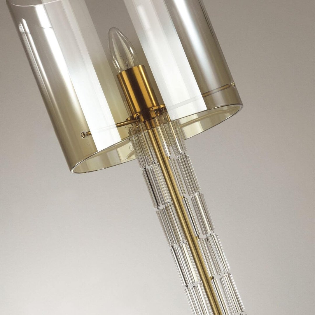 Напольная лампа Odeon Light Nicole 4886/1F E27, 40 Вт, стекло купить,NaN