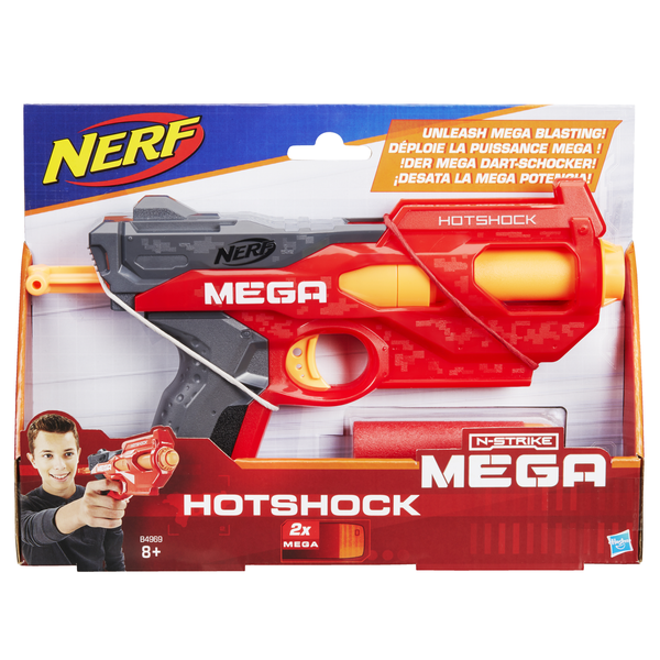 Бластер Hasbro Nerf Mega Хотшок B4969EU4 красный купить,NaN