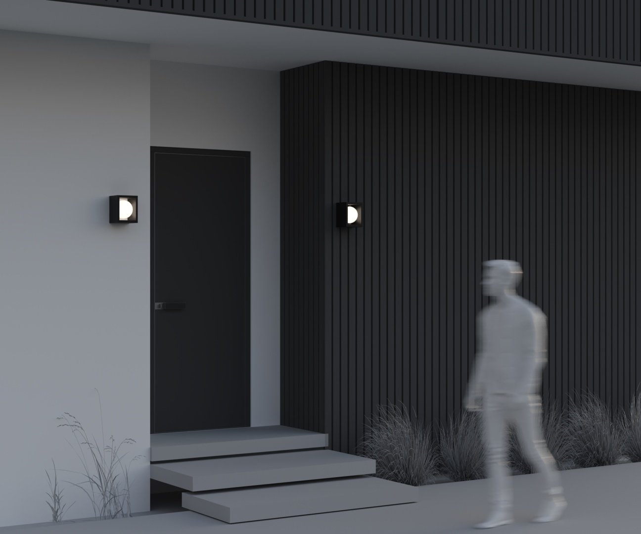 Уличный светильник настенное Outdoor LED 10 Вт 19 см купить,NaN
