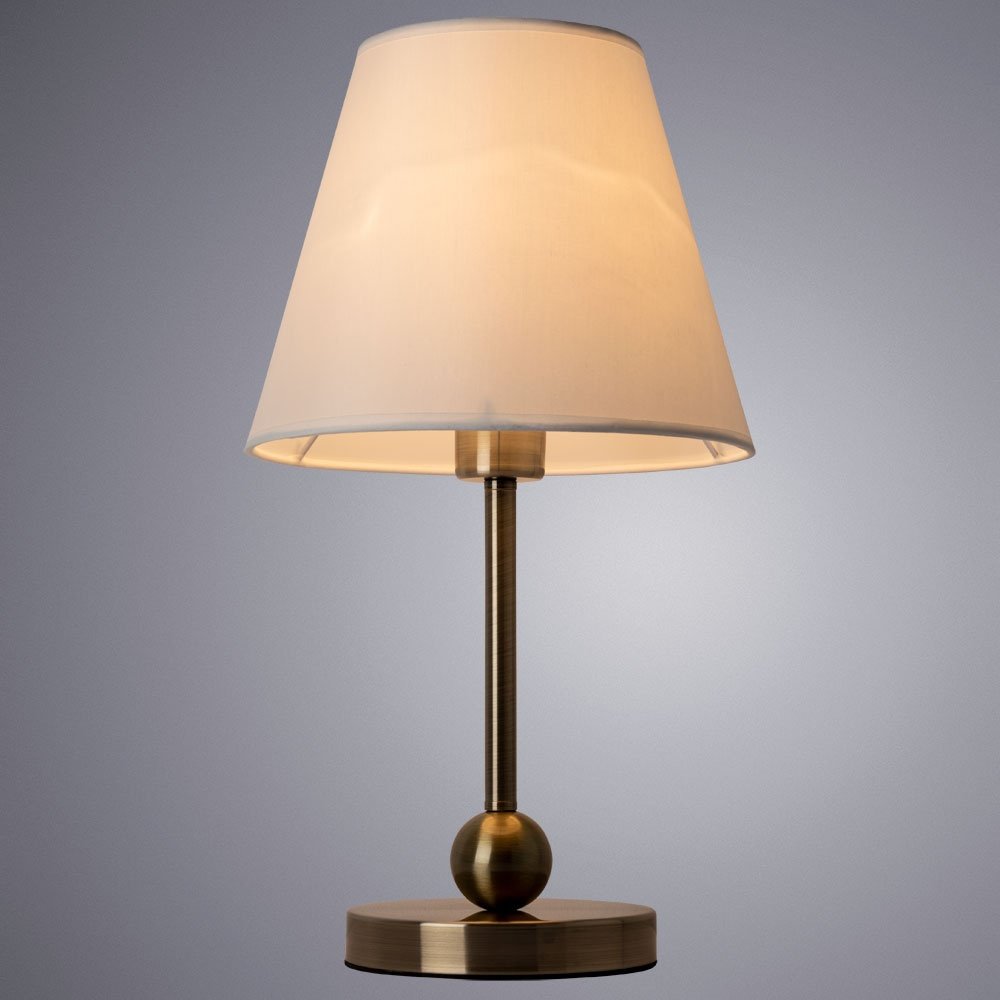 Настольная лампа Arte Lamp A2581LT-1AB E27, 60 Вт, металл, ткань купить,NaN