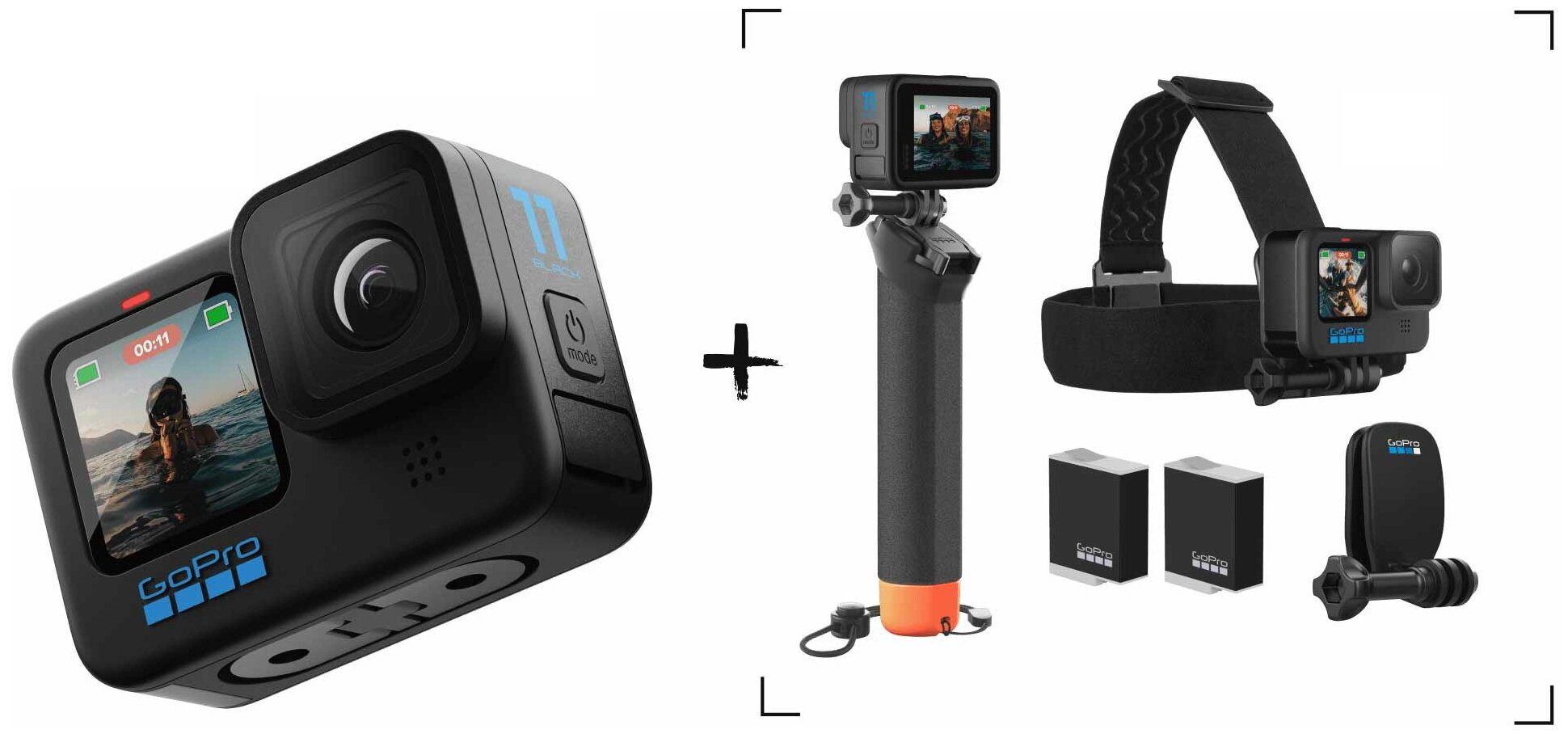 Экшн-камера GoPro Hero 11 + Accessories Bundle черная  купить,NaN