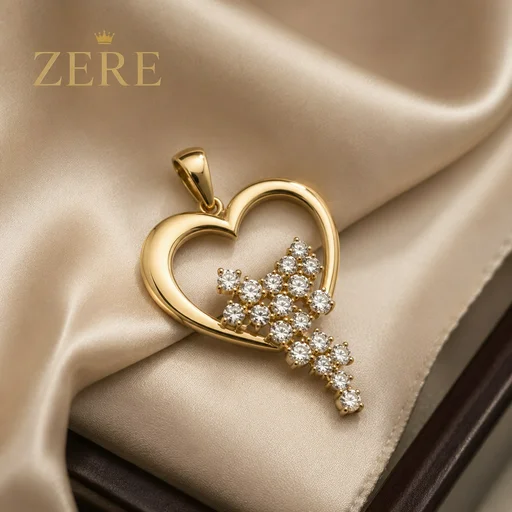 Кулон Zere ZR230708 желтое золото 3.23гр 