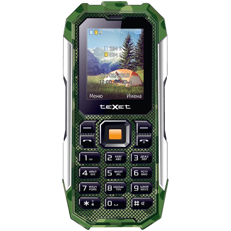 Мобильный телефон TeXet TM-518R Green купить,NaN