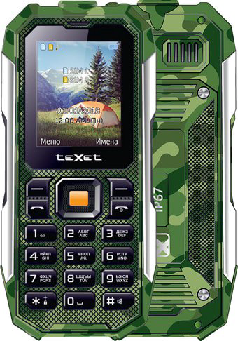 Мобильный телефон TeXet TM-518R Green купить,NaN