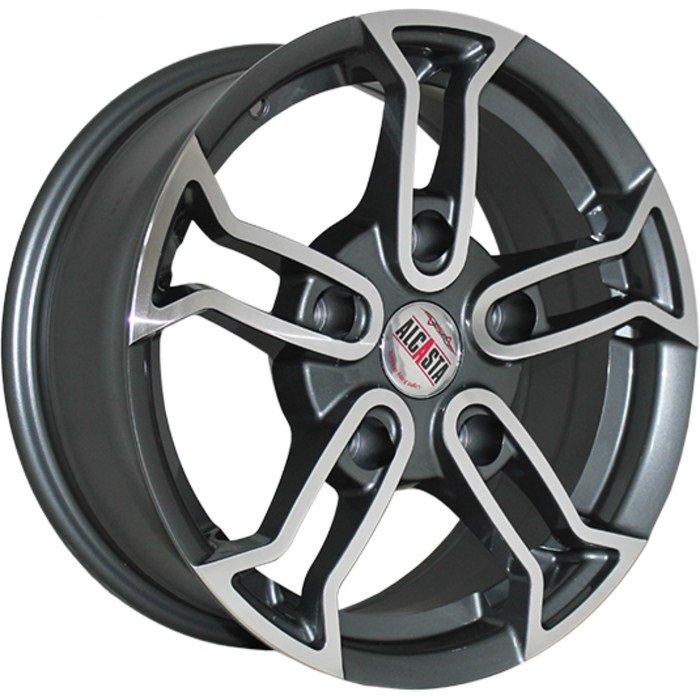 Диски Alcasta M18 5х139.7 R15х6.5 СВ98.6 ЕТ40  gmf темно-серебристый с полированной лицевой поверхностью купить,NaN