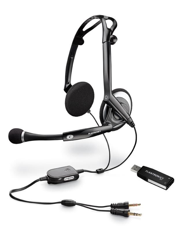 Наушники Plantronics  Audio 400 DSP черные купить,NaN