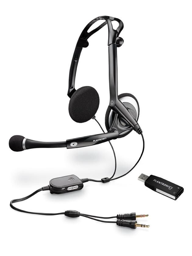 Наушники Plantronics  Audio 400 DSP черные купить,NaN