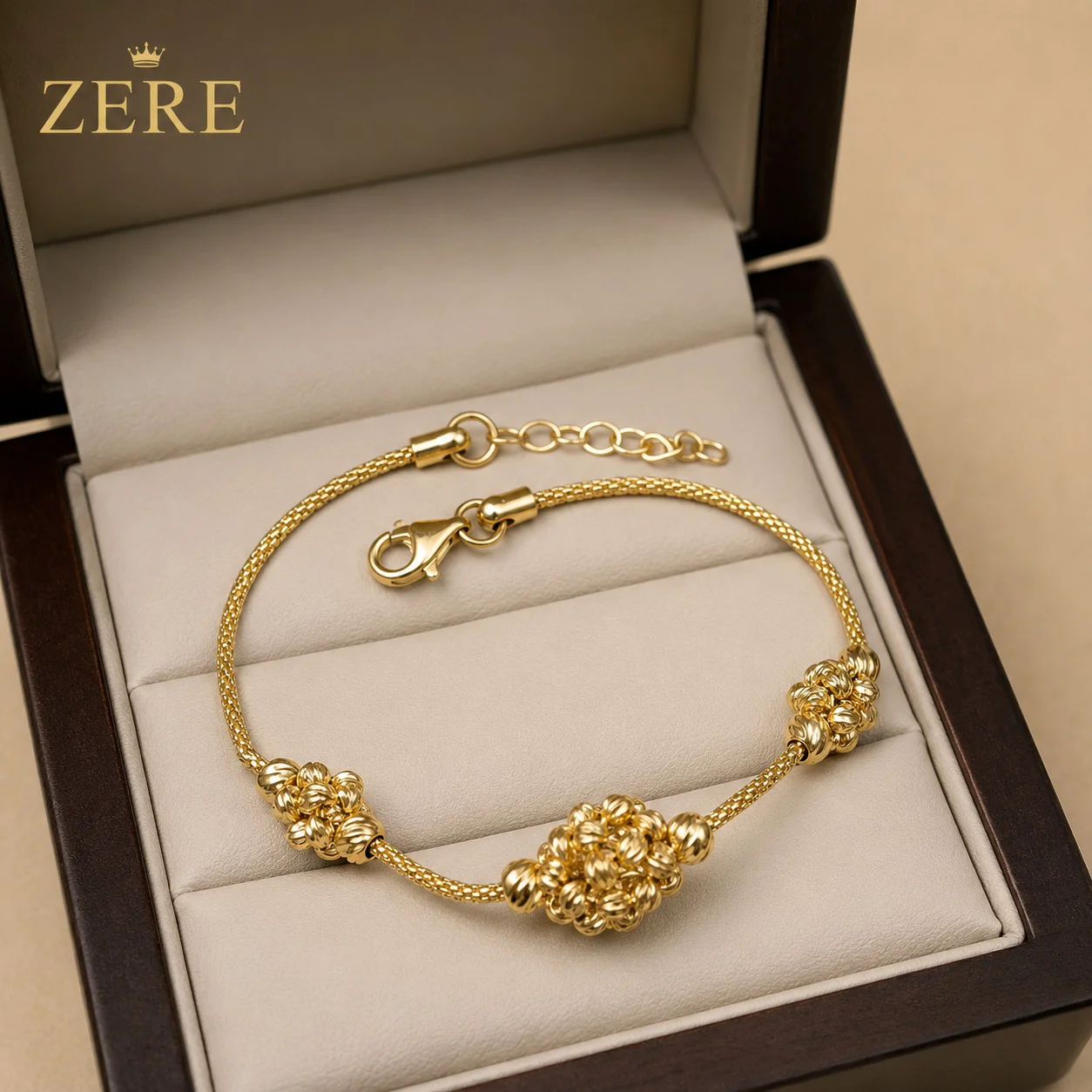 Браслет Zere ZR230714 жёлтое золото 4.8гр 18р - ForteMarket Браслет Zere ZR230714 жёлтое золото 4.8гр 18р купить,403500
