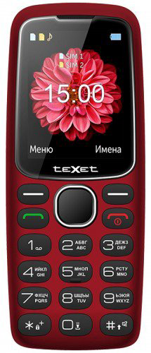 Мобильный телефон TeXet TM-B307 Red купить,NaN