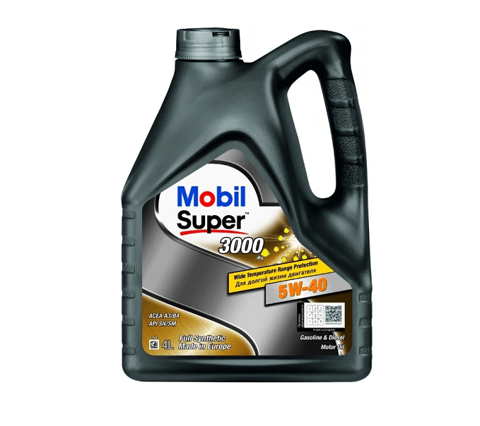 Моторное масло Mobil Super 3000 5W40 4л синтетическое 