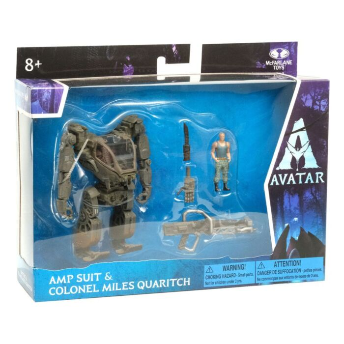 Фигурка  McFarlane Avatar Amp Suit & Colonel Miles Quaritch 10 см купить,NaN