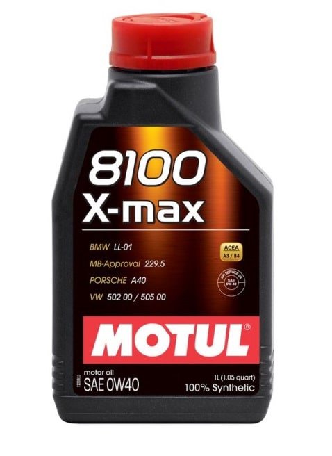 Моторное масло Motul 8100 0W40 1л синтетическое 