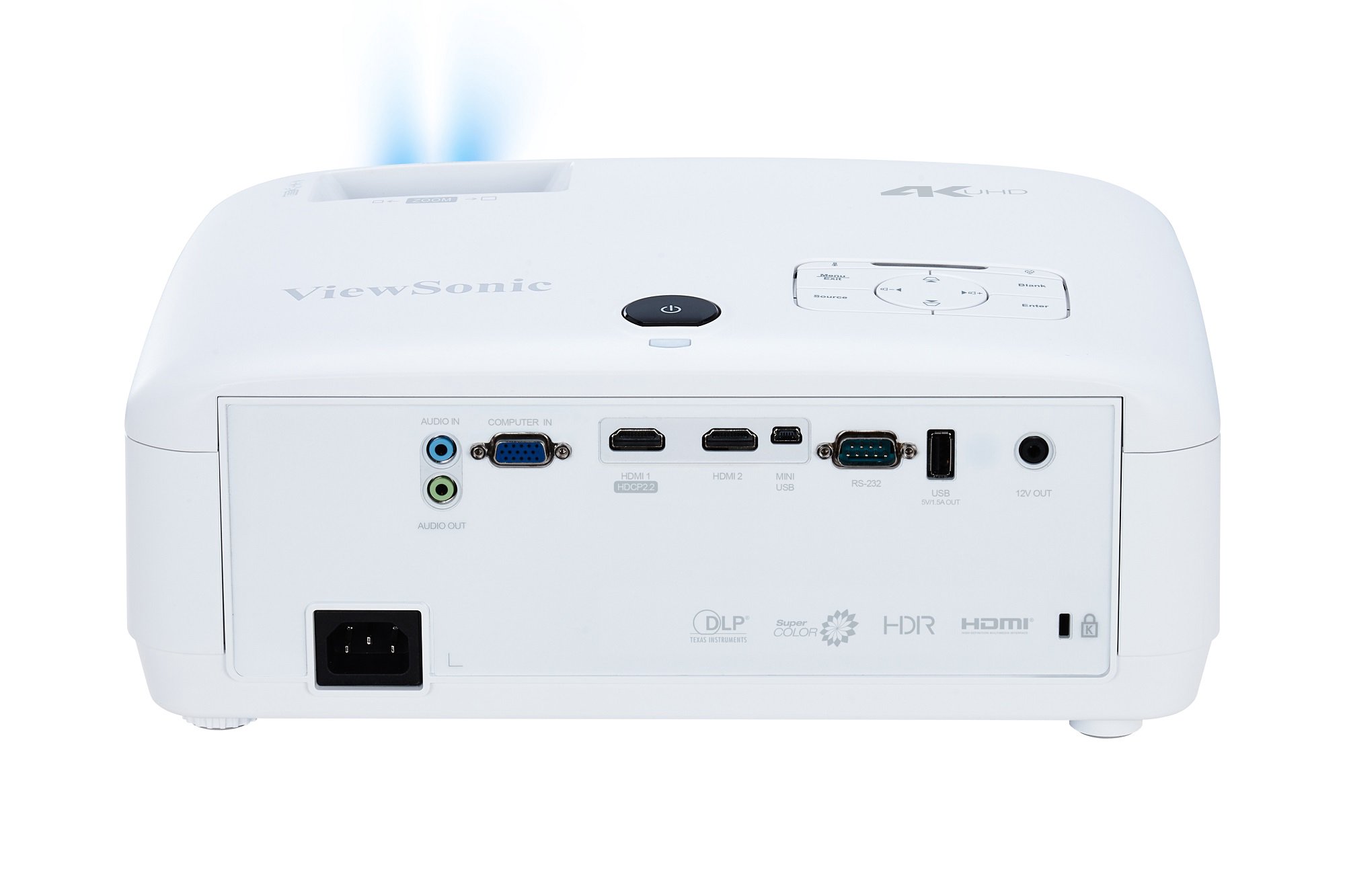 Проектор ViewSonic PX747-4K белый купить,NaN