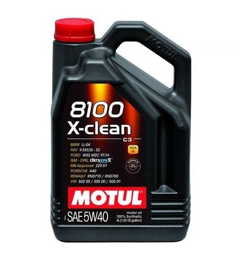 Моторное масло Motul 8100 5W40 4л синтетическое 