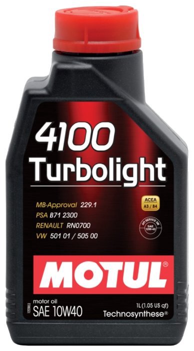 Моторное масло Motul 4100 10W40 1л полусинтетическое