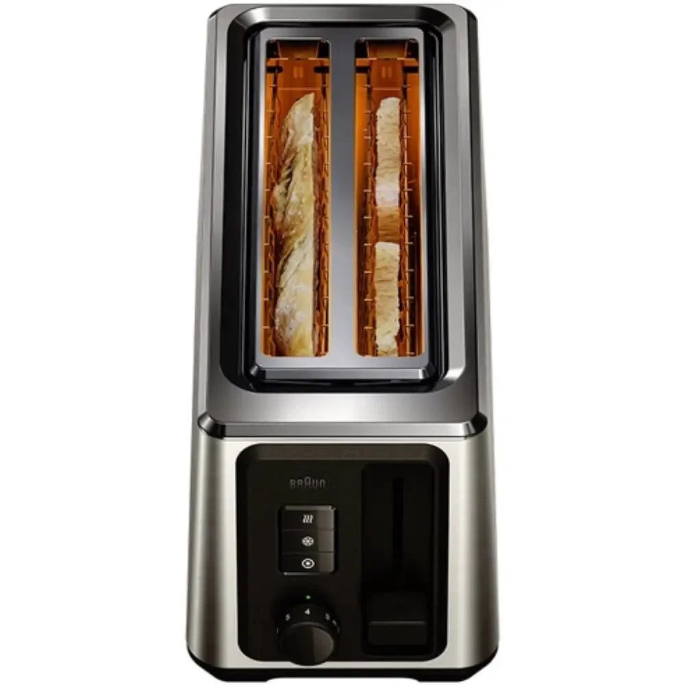 Тостер Braun HT 5220 BK Silver купить,26990