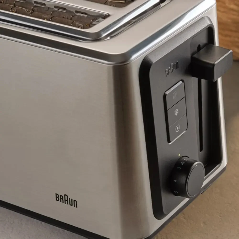 Тостер Braun HT 5220 BK Silver купить,26990