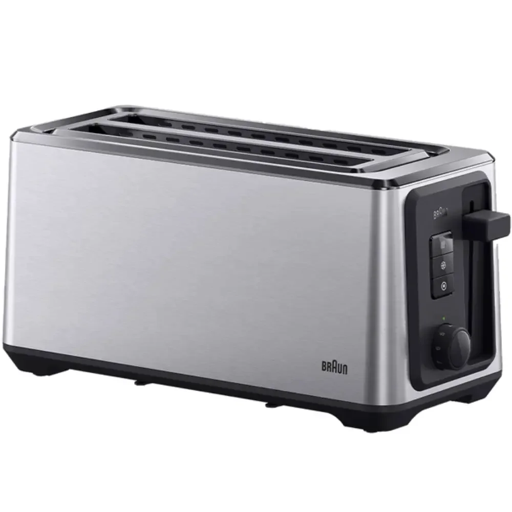 Тостер Braun HT 5220 BK Silver купить,26990
