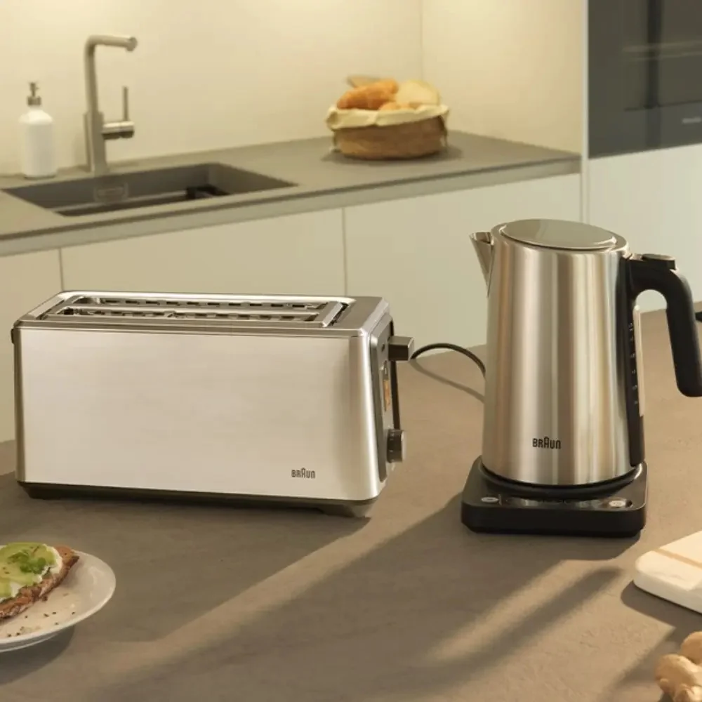 Тостер Braun HT 5220 BK Silver
