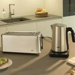 Тостер Braun HT 5220 BK Silver