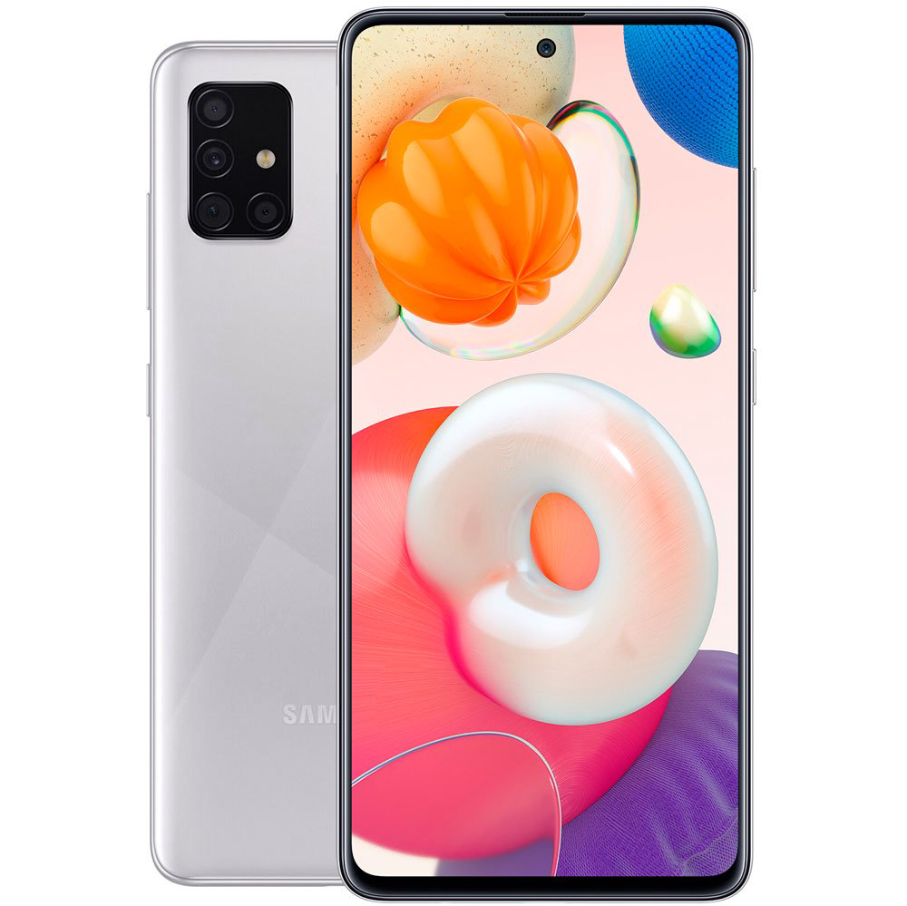 Смартфон Samsung Galaxy A51 128GB Silver  купить,NaN