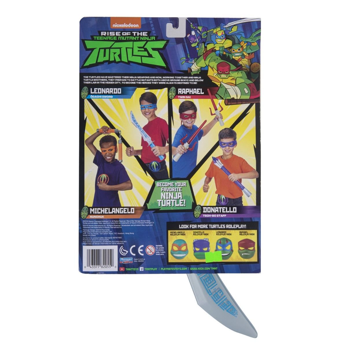 Игровой набор Tmnt Rise of the Turtles Леонардо Меч одати 82055 купить,NaN