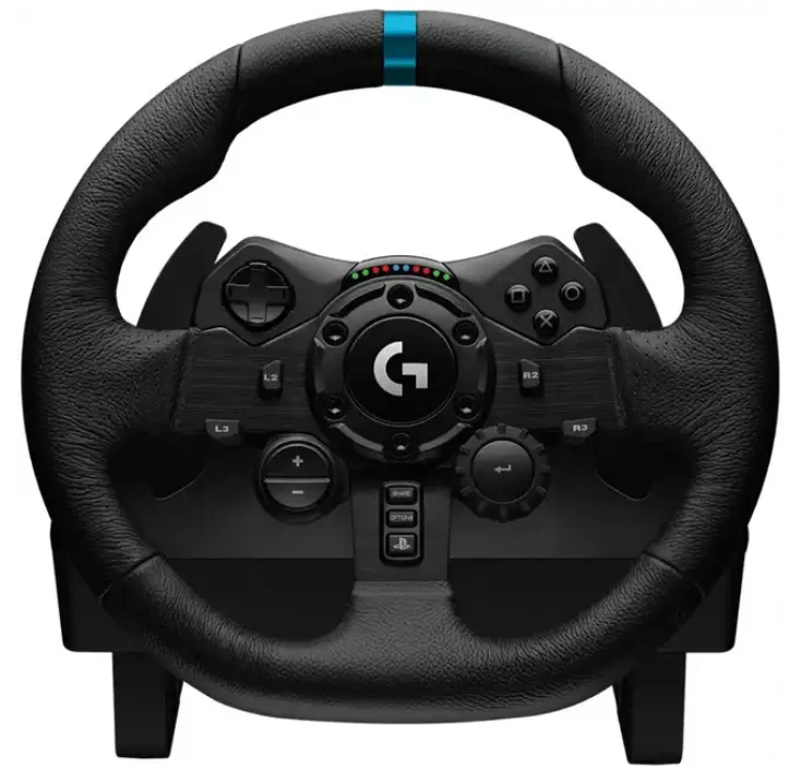 Контроллер для игровых симуляторов Logitech G923 гоночный руль и педали WU0006 Black - ForteMarket Контроллер для игровых симуляторов Logitech G923 гоночный руль и педали WU0006 Black купить,0