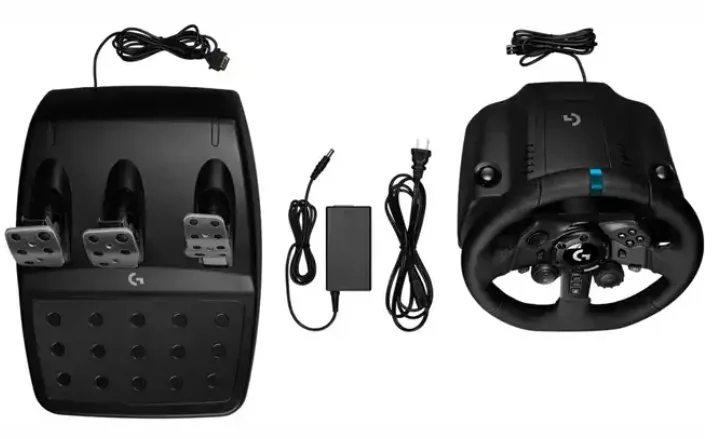 Контроллер для игровых симуляторов Logitech G923 гоночный руль и педали WU0006 Black - ForteMarket Контроллер для игровых симуляторов Logitech G923 гоночный руль и педали WU0006 Black купить,0
