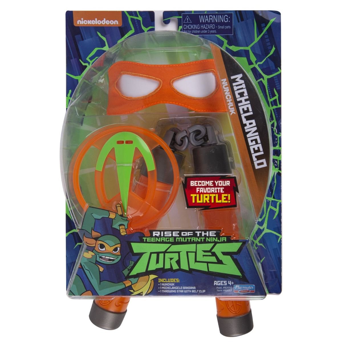 Игровой набор TMNT Микеланджело Нунчаки 82057 купить,NaN