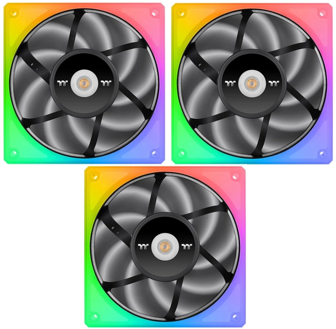 Кулер для корпуса Thermaltake TOUGHFAN 14 RGB High Static Pressure Radiator Fan TT Premium Edition (3-Fan Pack) черный купить,NaN