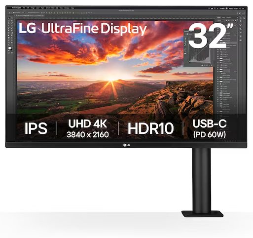 Монитор 31.5" LG 32UN880K-B черный купить,NaN