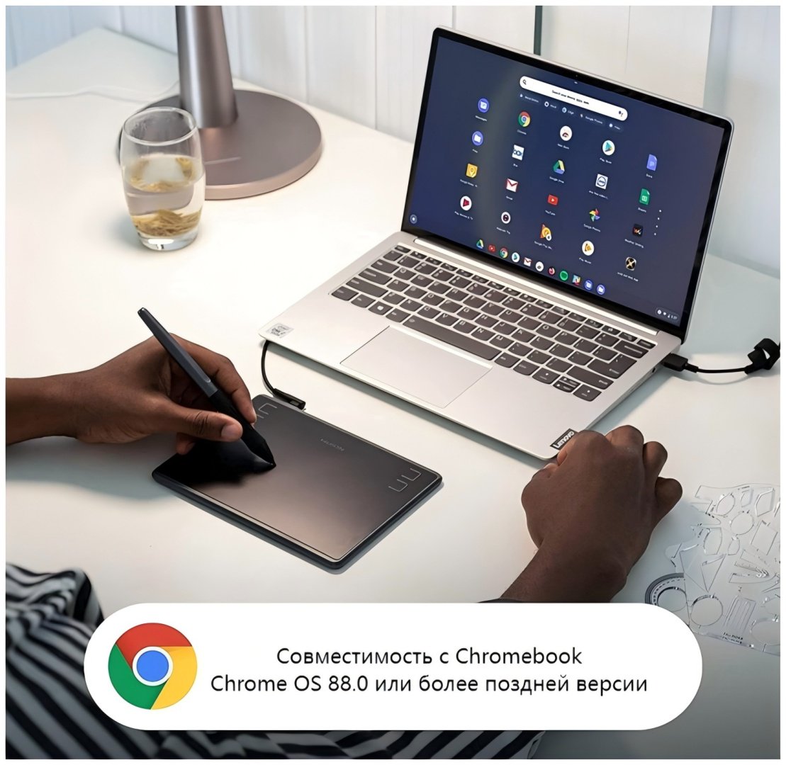 Графический планшет HUION huion h430p черный купить,NaN