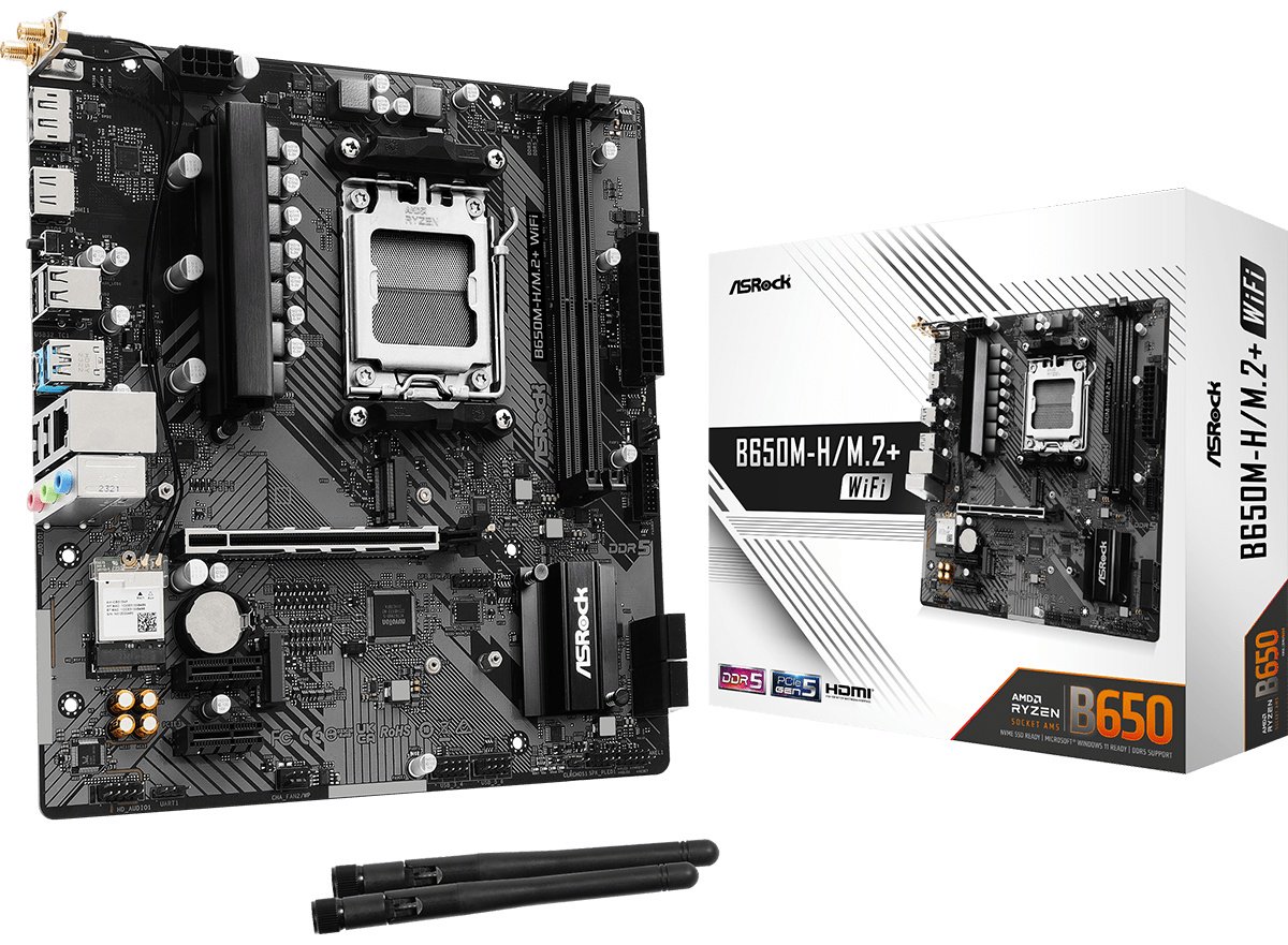 Материнская плата ASRock B650M-H/M.2+ WiFi купить,67494