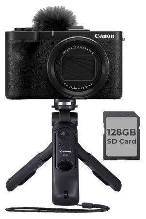 Фотокамера Canon PowerShot V1 Premium Vlogging Kit черный купить,NaN