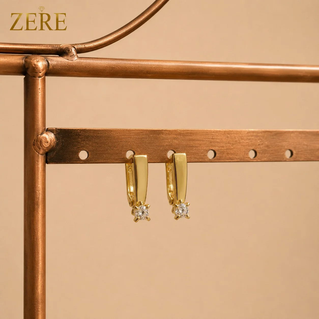 Серьги Zere ZR240710 жёлтое золото 3.33гр  купить,276050