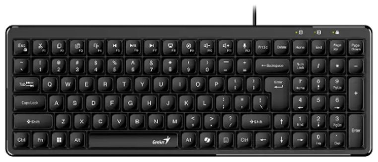 Клавиатура Genius LuxeMate 120 черный купить,NaN