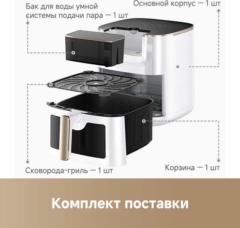 Аэрогриль DREAME AF30 7 л белый купить,88430