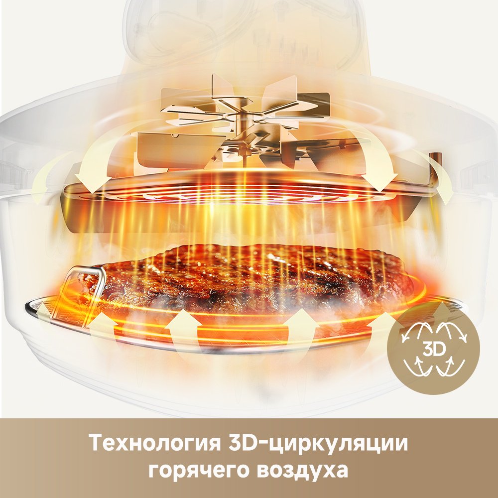 Аэрогриль DREAME PT60 7 л серый купить,NaN