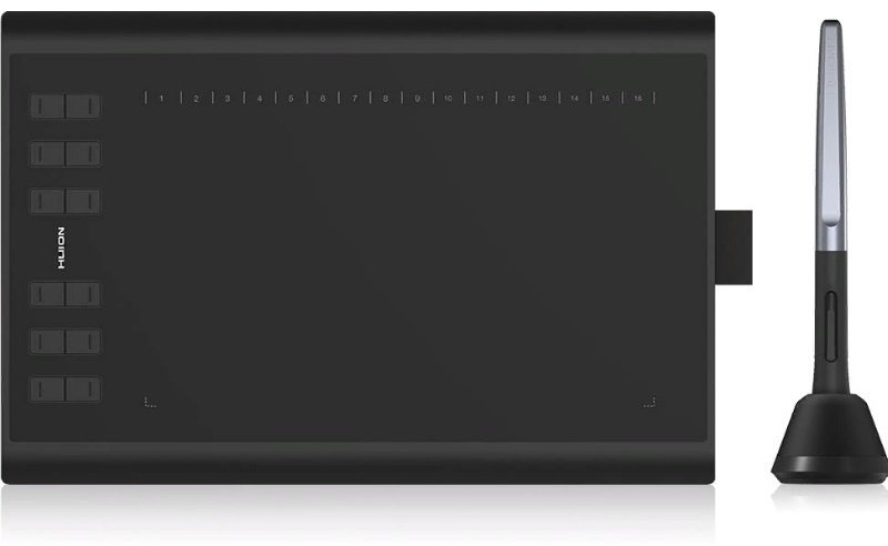 Графический планшет HUION H1060P черный