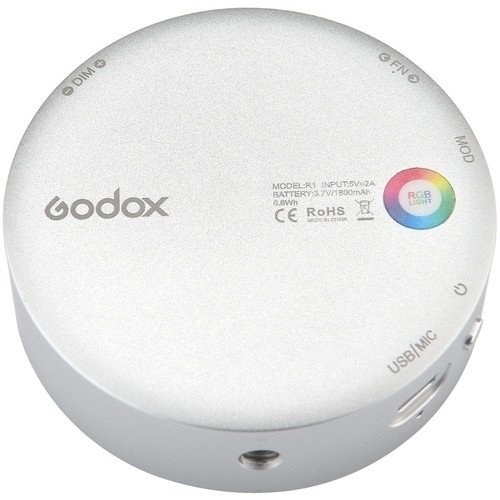 Постоянный свет Godox RGB mini R1 серебристый