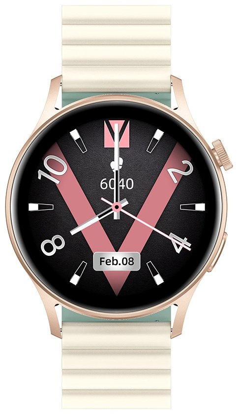 Смарт-часы Kieslect Lady Watch Lora 2 33 мм золотистый-белый купить,34708