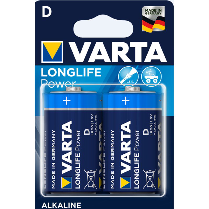 Батарейки Varta High Energy Mono LR20/D 1.5Vx2 купить,NaN