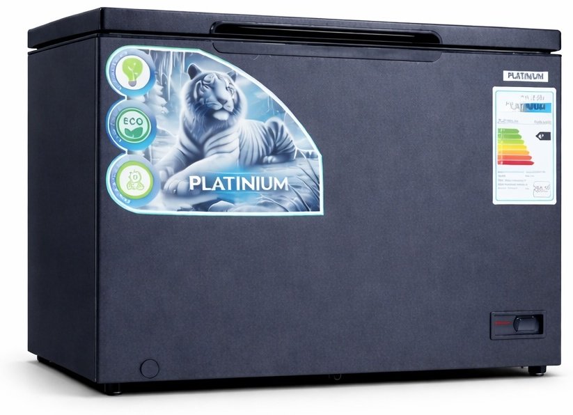 Морозильник Platinium PLM-240S 240 л серый купить,NaN