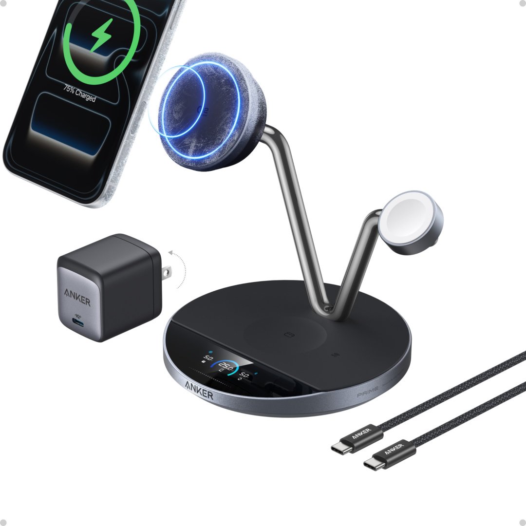 Зарядное устройство Anker B25X7G11 USB Type-C 25 Вт черный