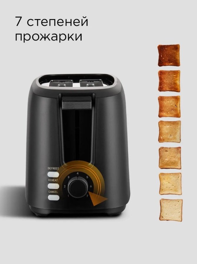 Тостер REDMOND T908 черный