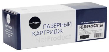 Картриджи NetProduct Q2612A/FX-10/FX-9 черный