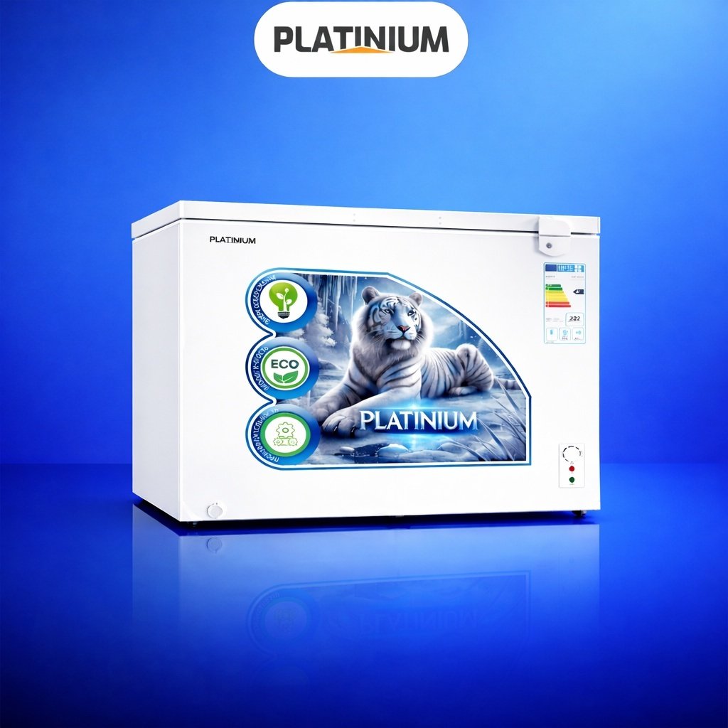 Морозильник Platinium PLM 315W 250 л белый купить,NaN