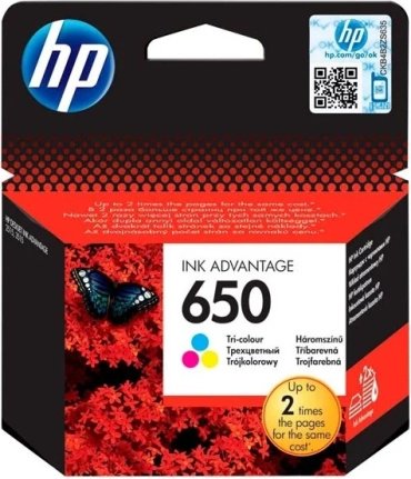 Картриджи HP 650 CZ102AE многоцветный купить,NaN